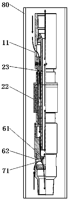 Sand flushing and blockage removal tubular column