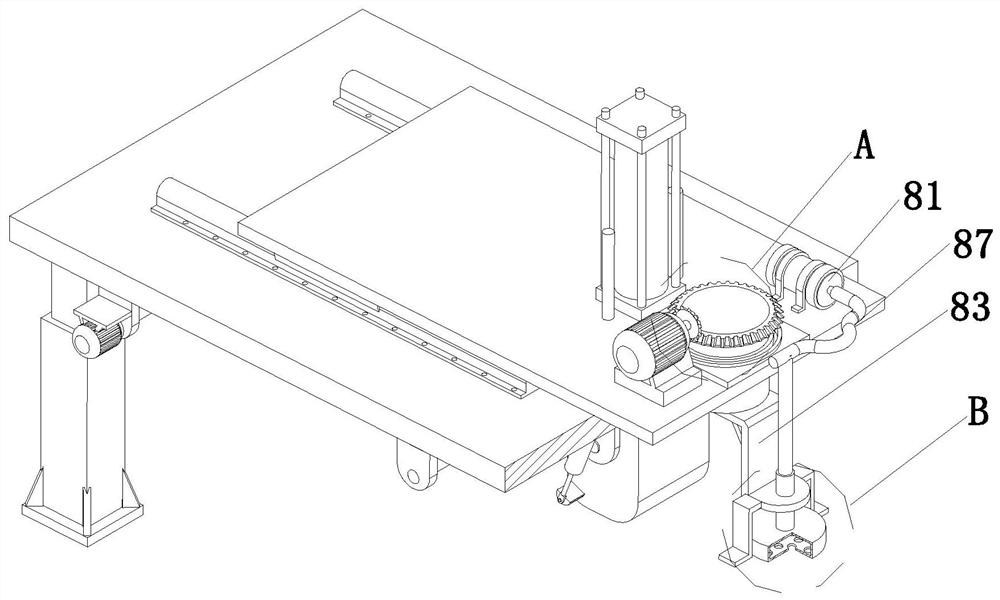 A special electrolyte digging and collecting device for electrolytic aluminum tank