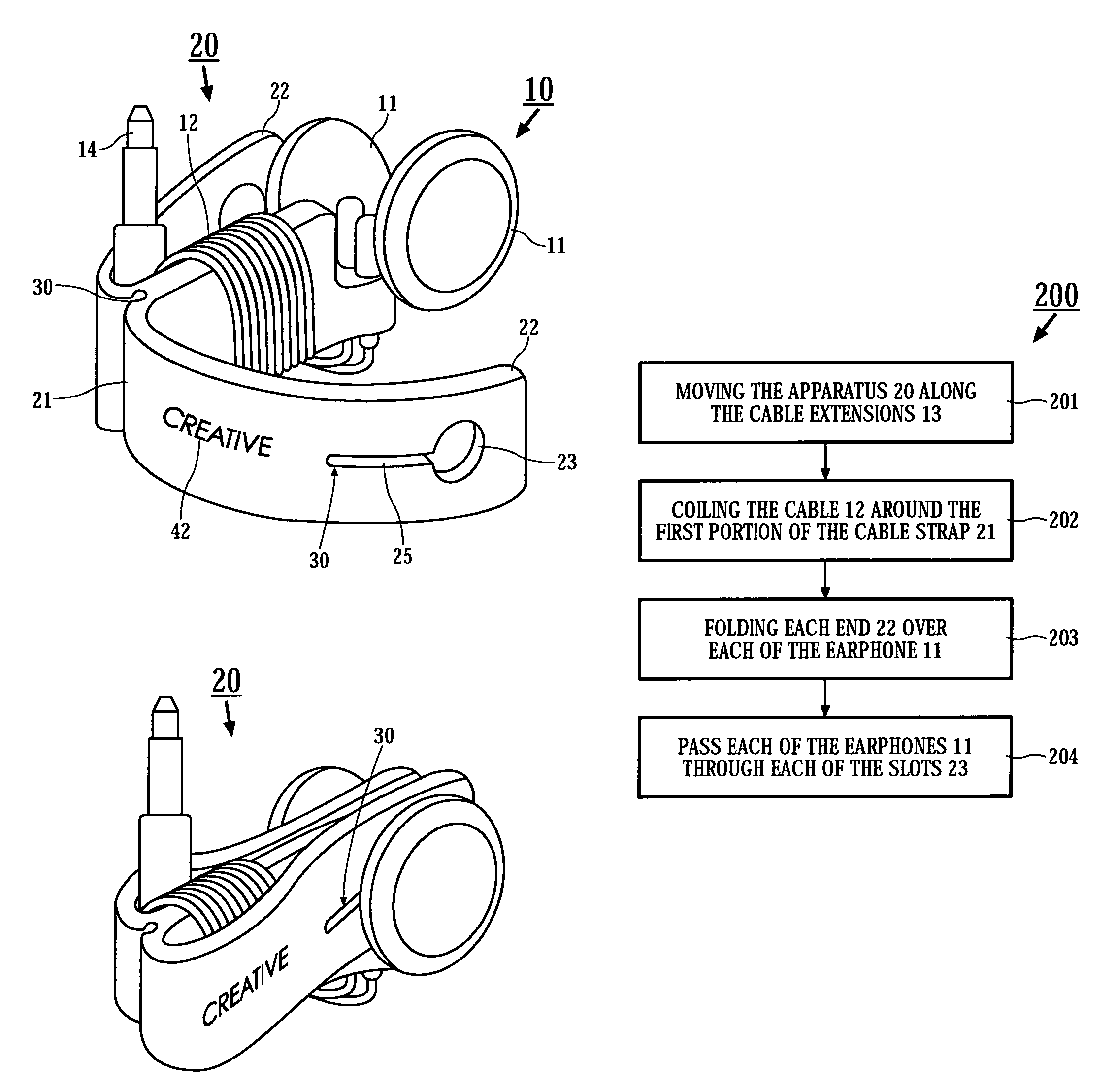 Cable coiling method and apparatus