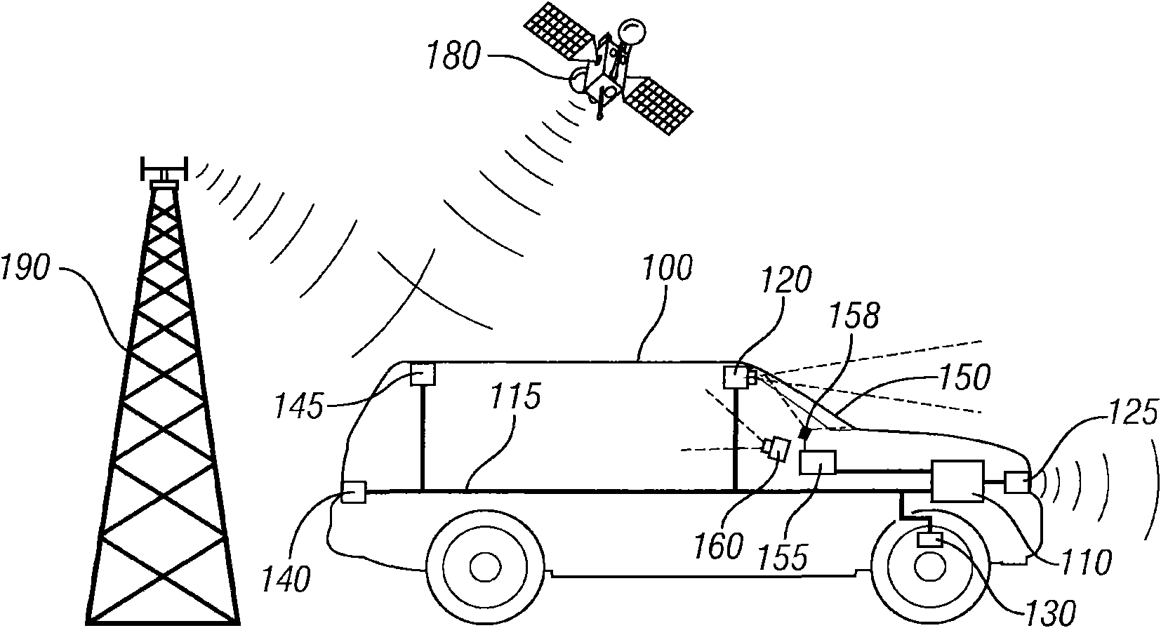 Dynamic vehicle system information on full windshield head-up display