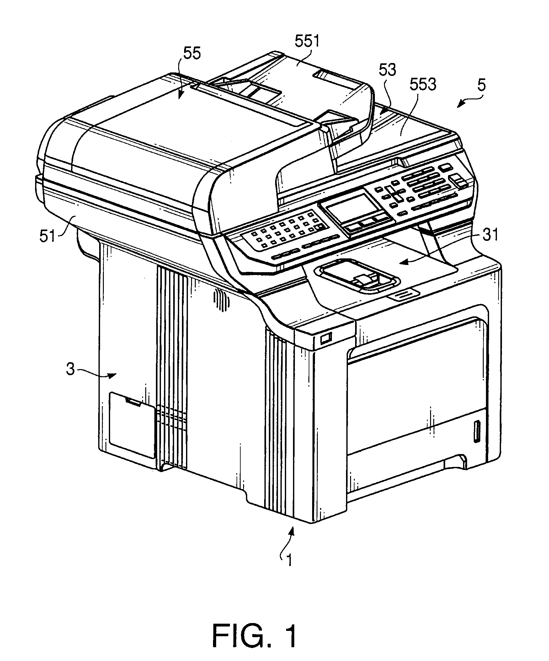 Carriage for image scanning unit including radiation plate for conducting heat