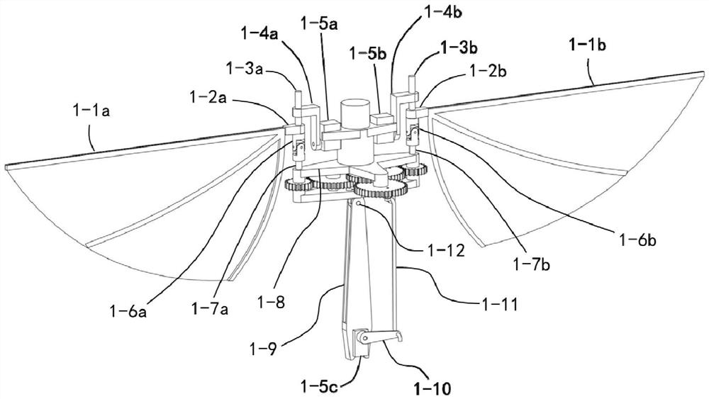 Bionic hummingbird aircraft capable of hovering, and control method thereof