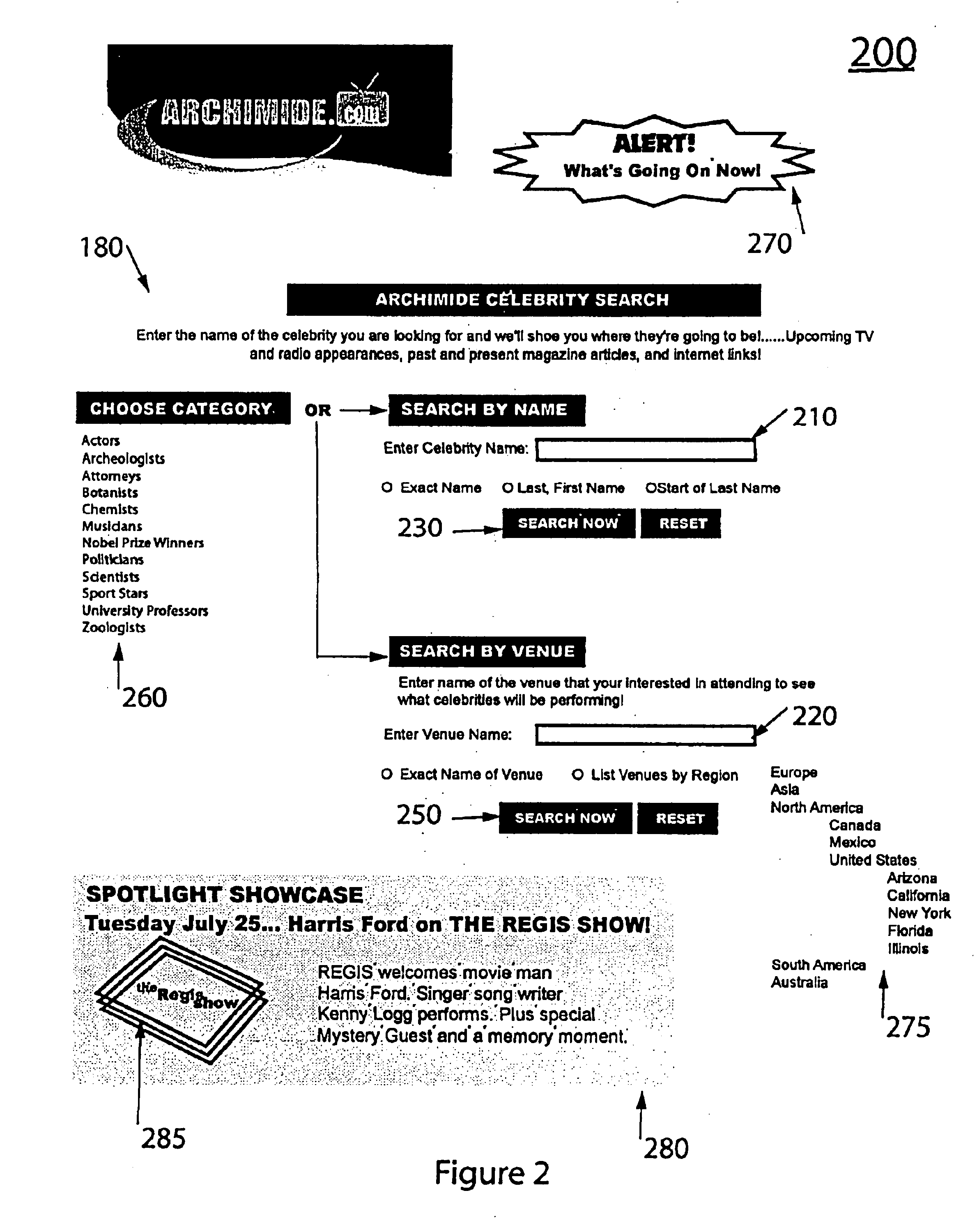 System and method for providing an activity schedule of a public person over a network