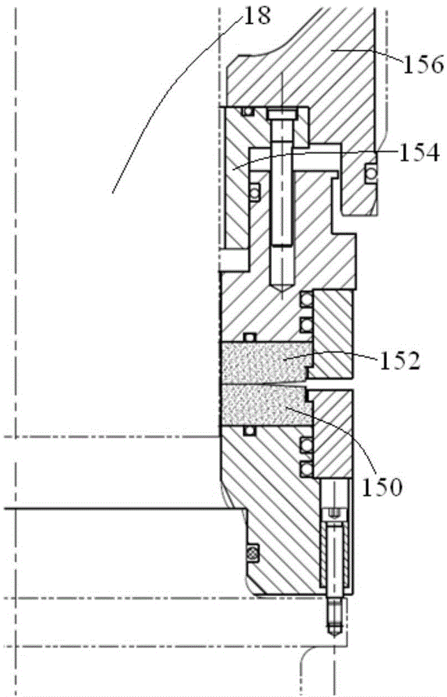 Nuclear reactor coolant pump and passive shutdown sealing device thereof