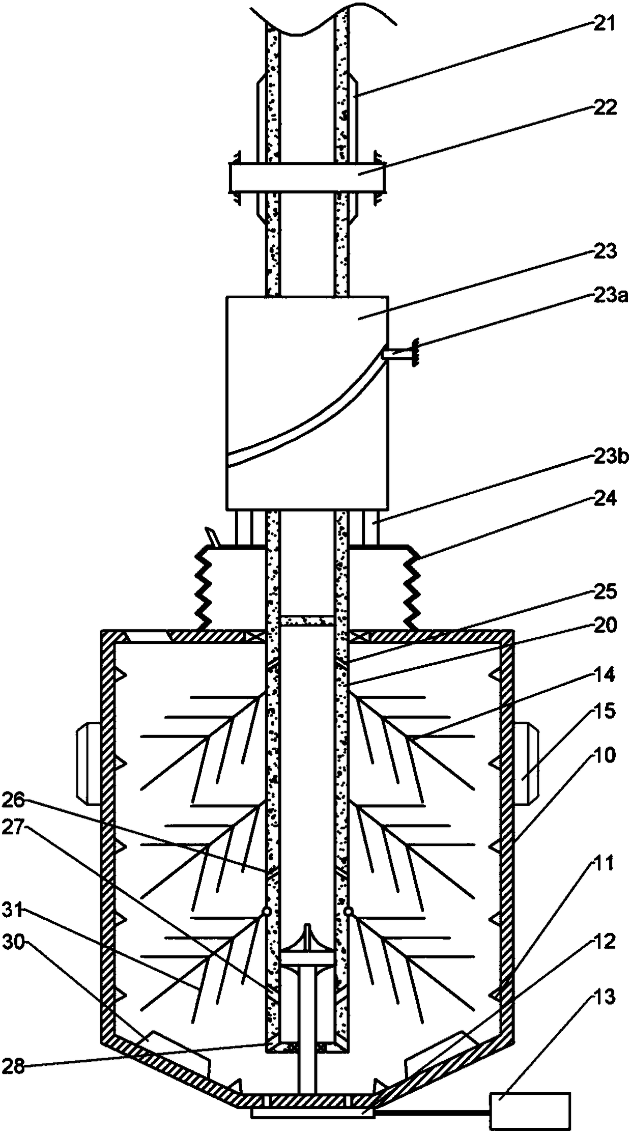 Oil paint mixing device