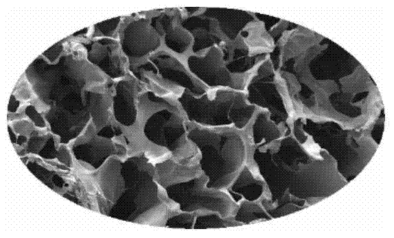 Porous complex gel-nanofiber oxygen permeation dressing and preparation method thereof