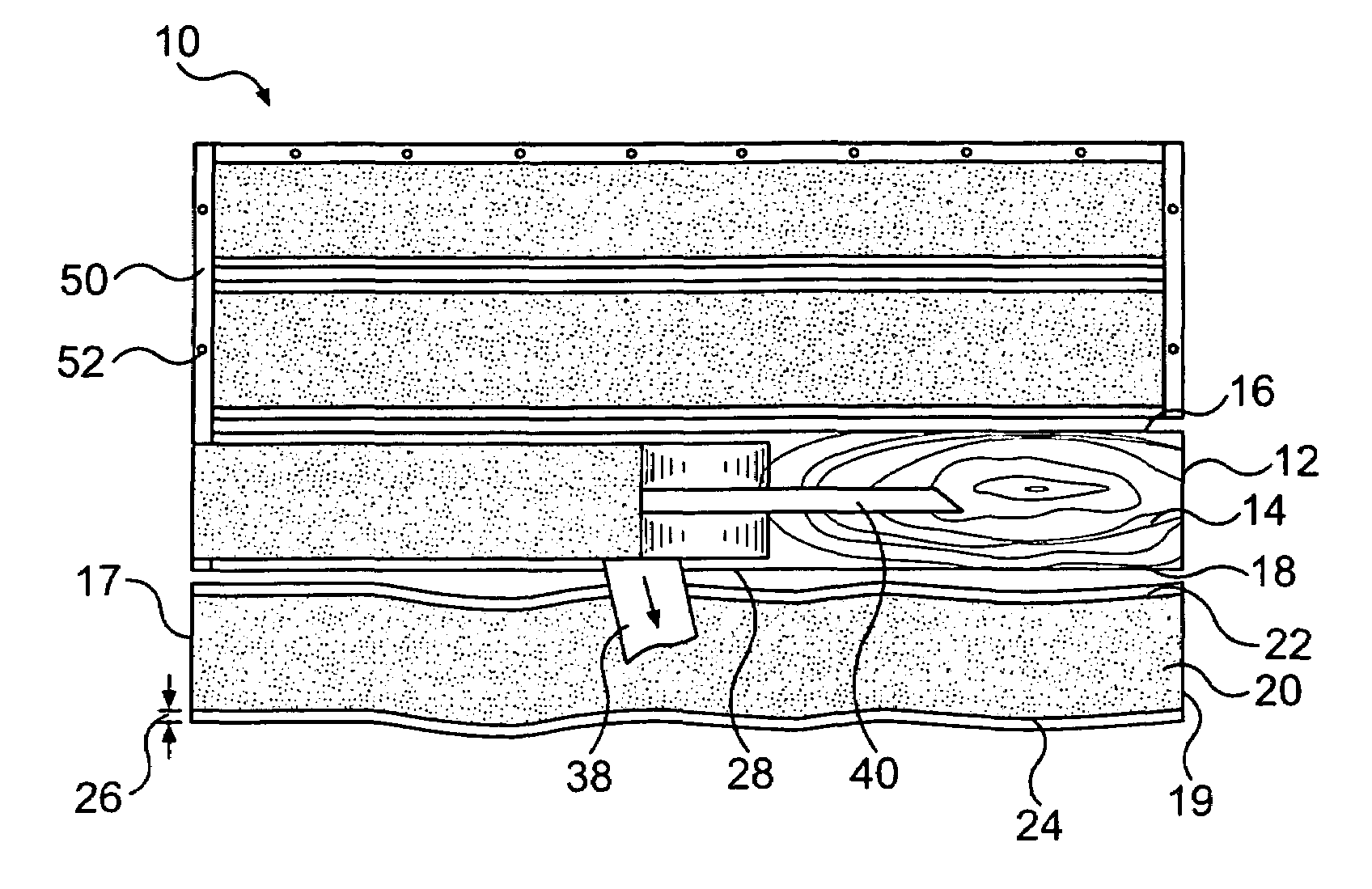 Method of applying a covering for boards