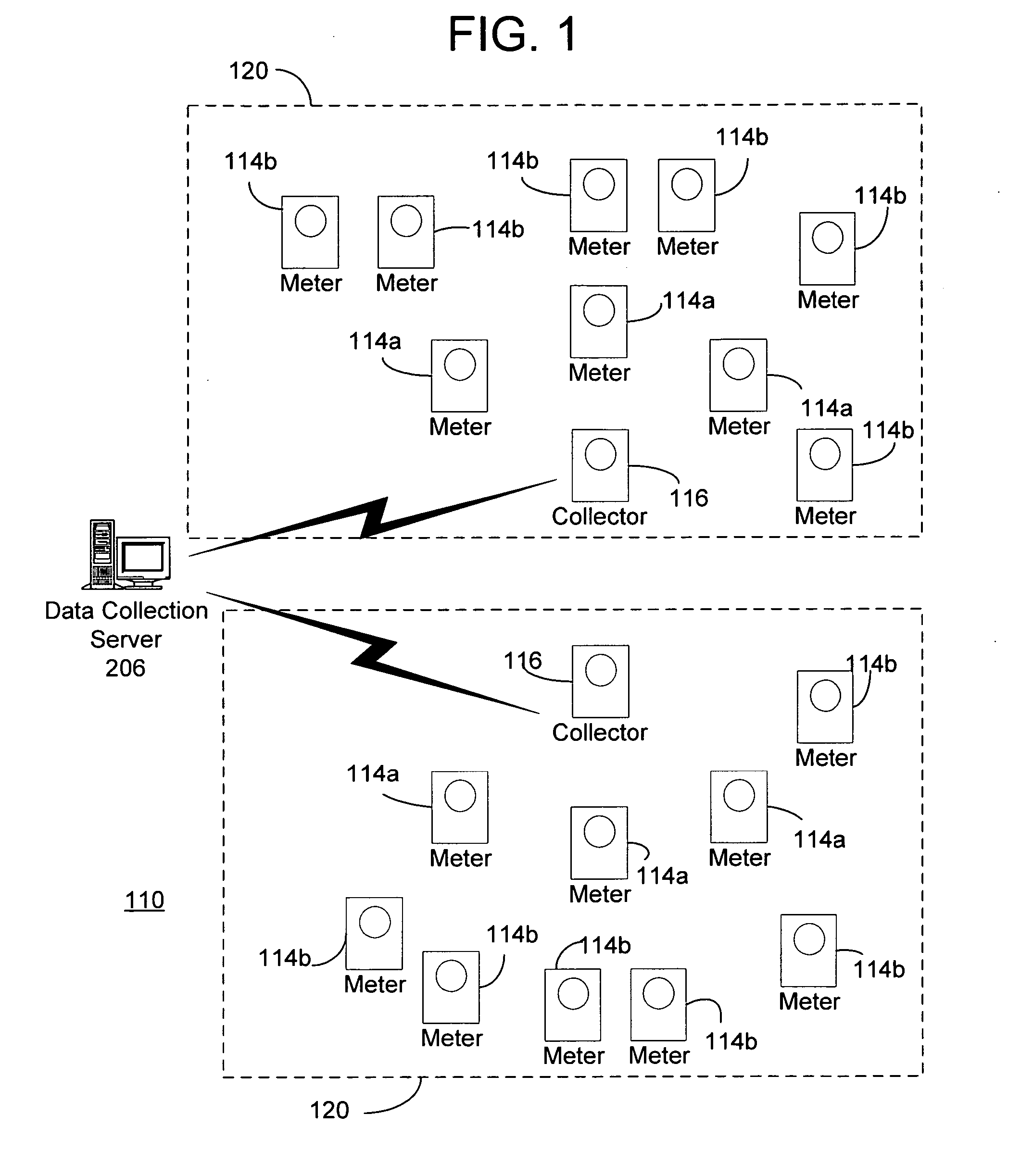 Load control unit in communication with a fixed network meter reading system