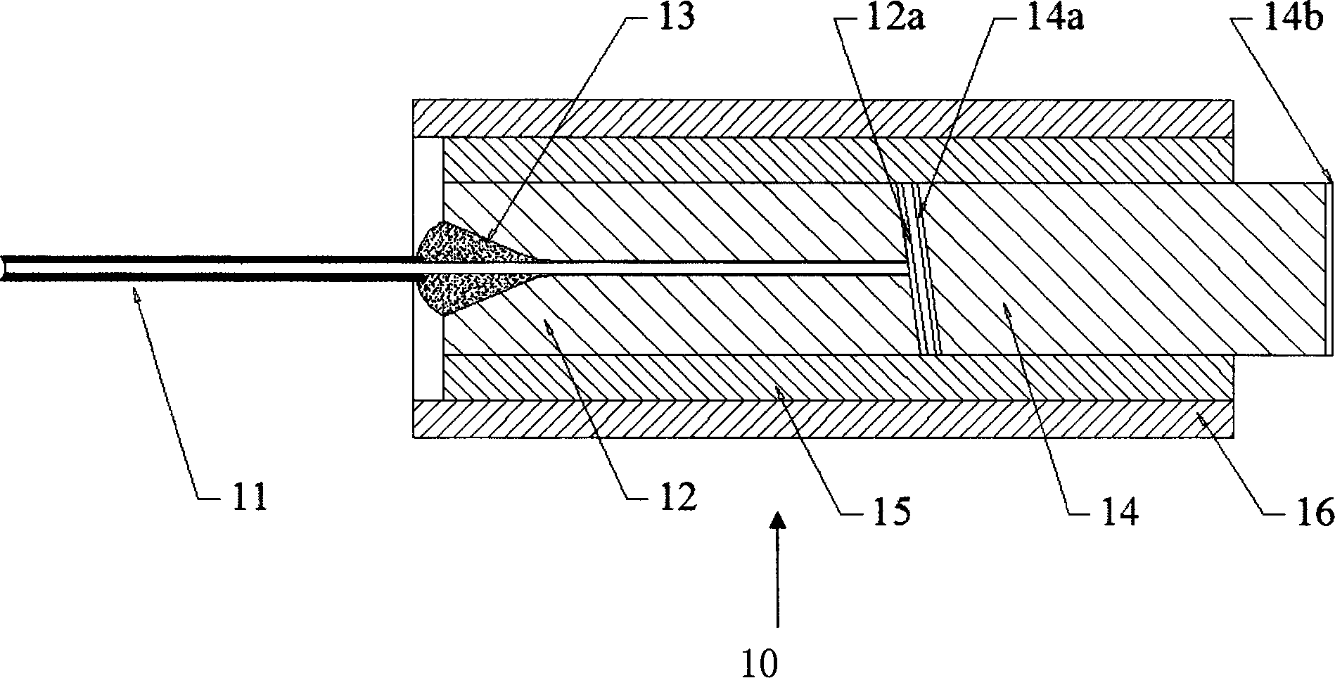 Optical fiber collimator and production method thereof
