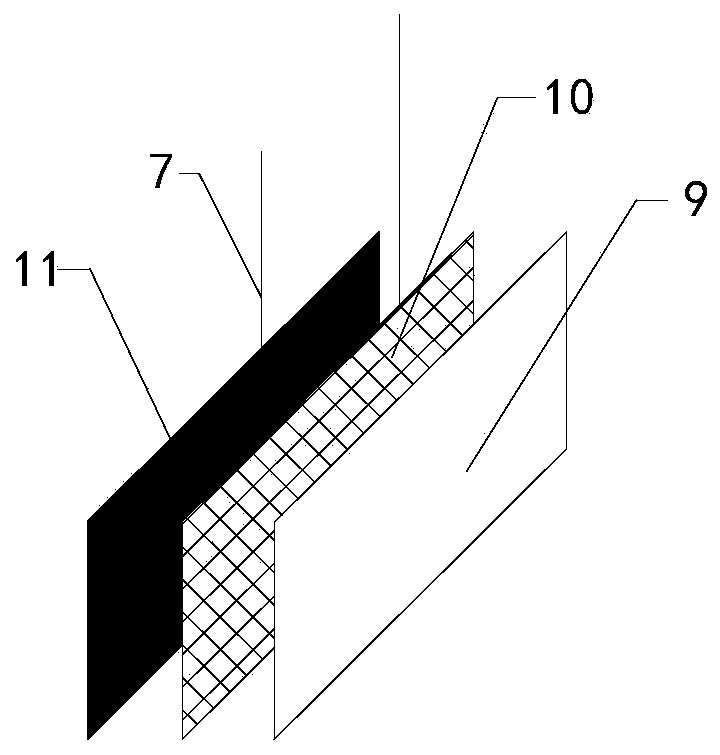 Device for pretreatment of high-turbidity wastewater and synchronous electric energy generation