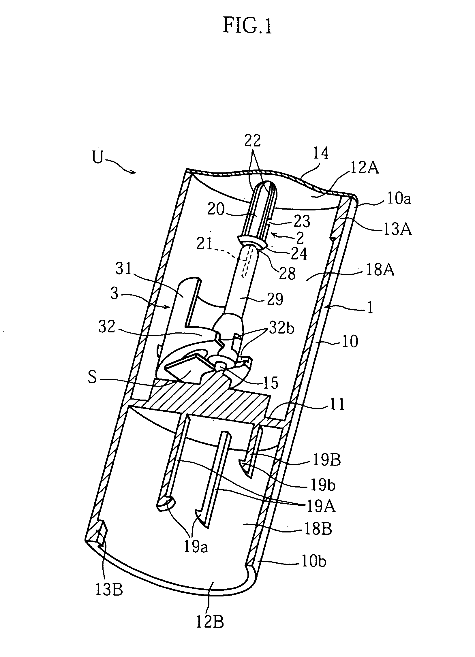 Piercing unit, piercing member removal device, and piercing device
