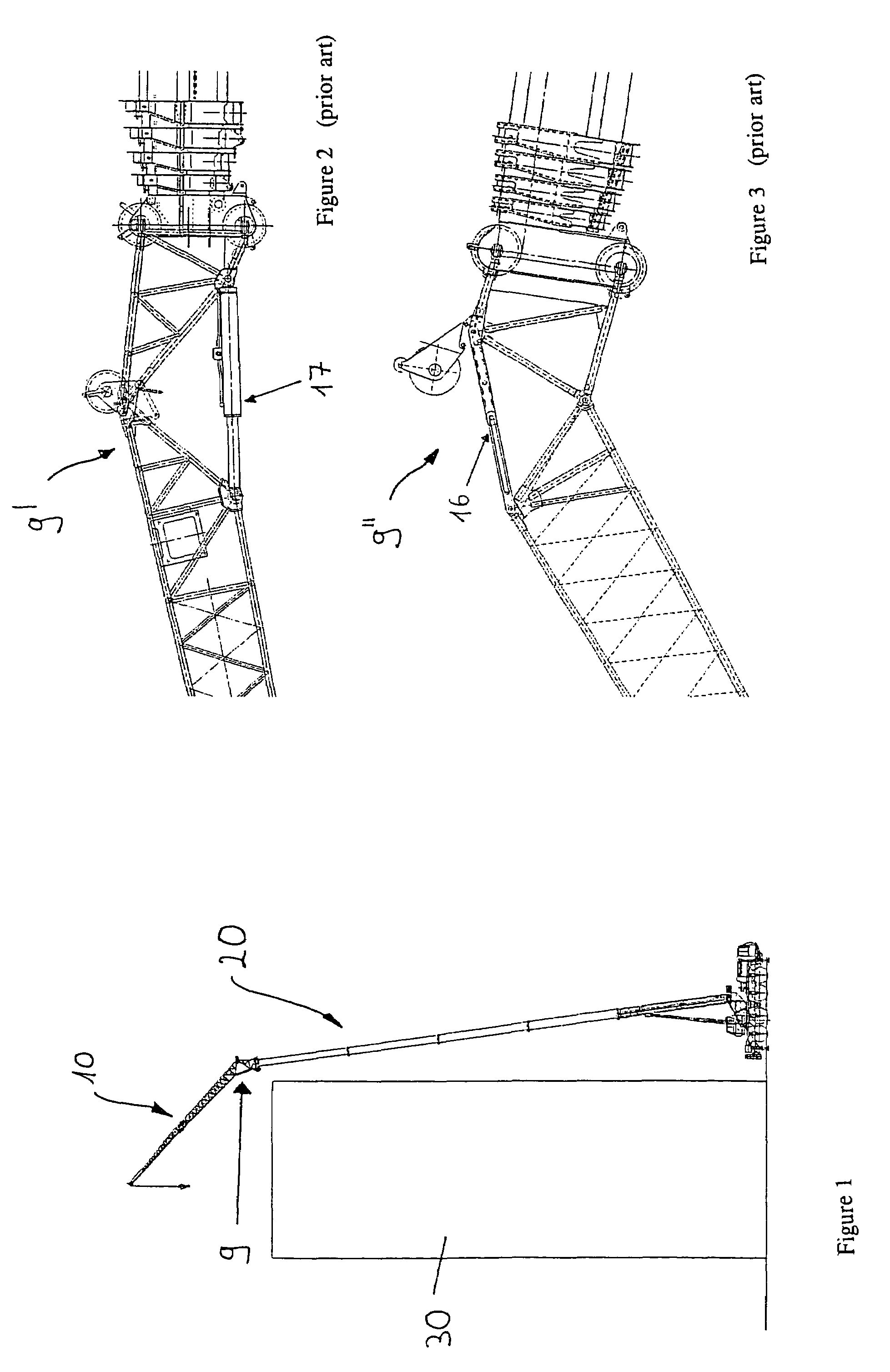 Folding pinnacle bending device
