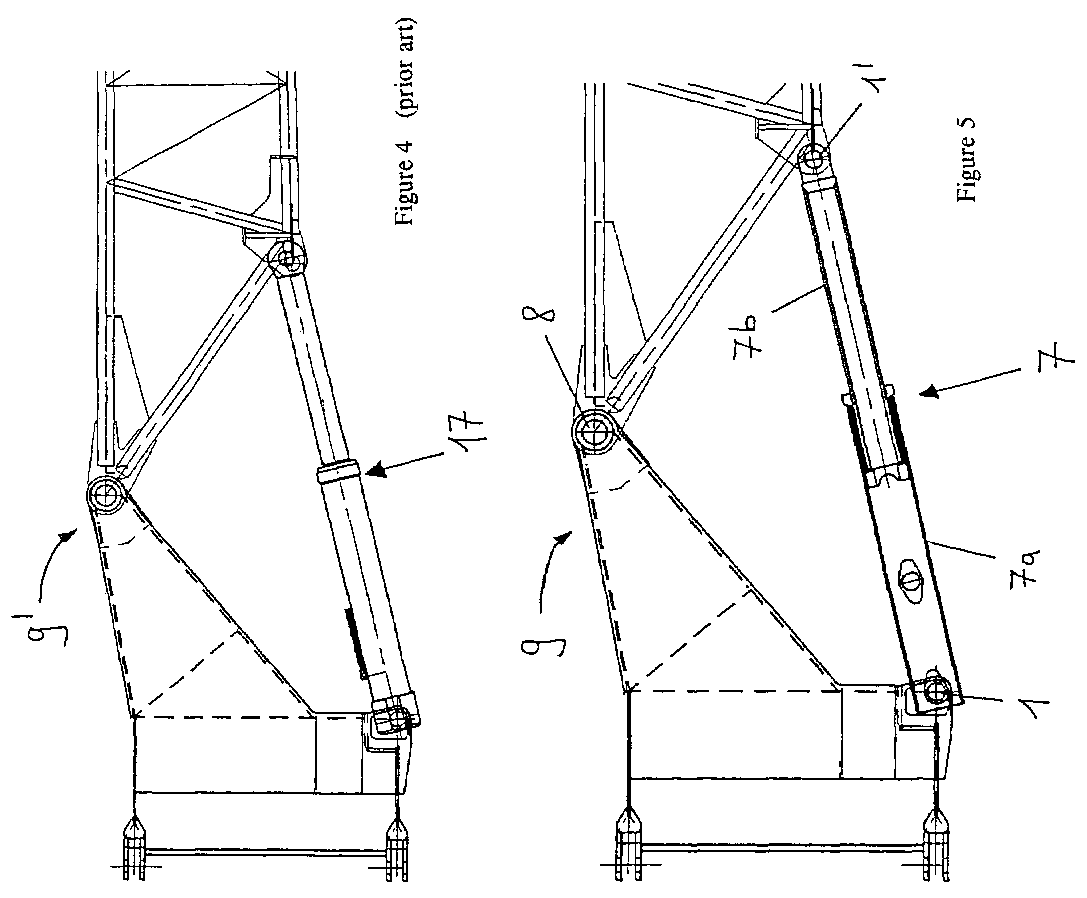 Folding pinnacle bending device