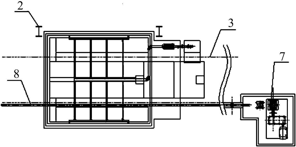 Box body sprinkling tool