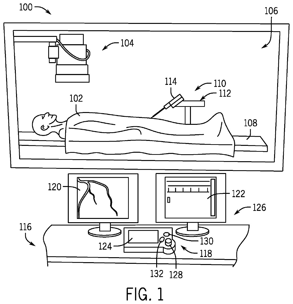 System and method for controlling a motor in a catheter procedure system