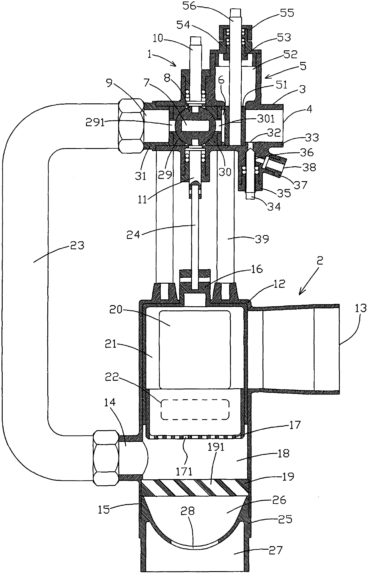 Air-gas linkage ratio adjustment and control system of combustor in commercial kitchen equipment