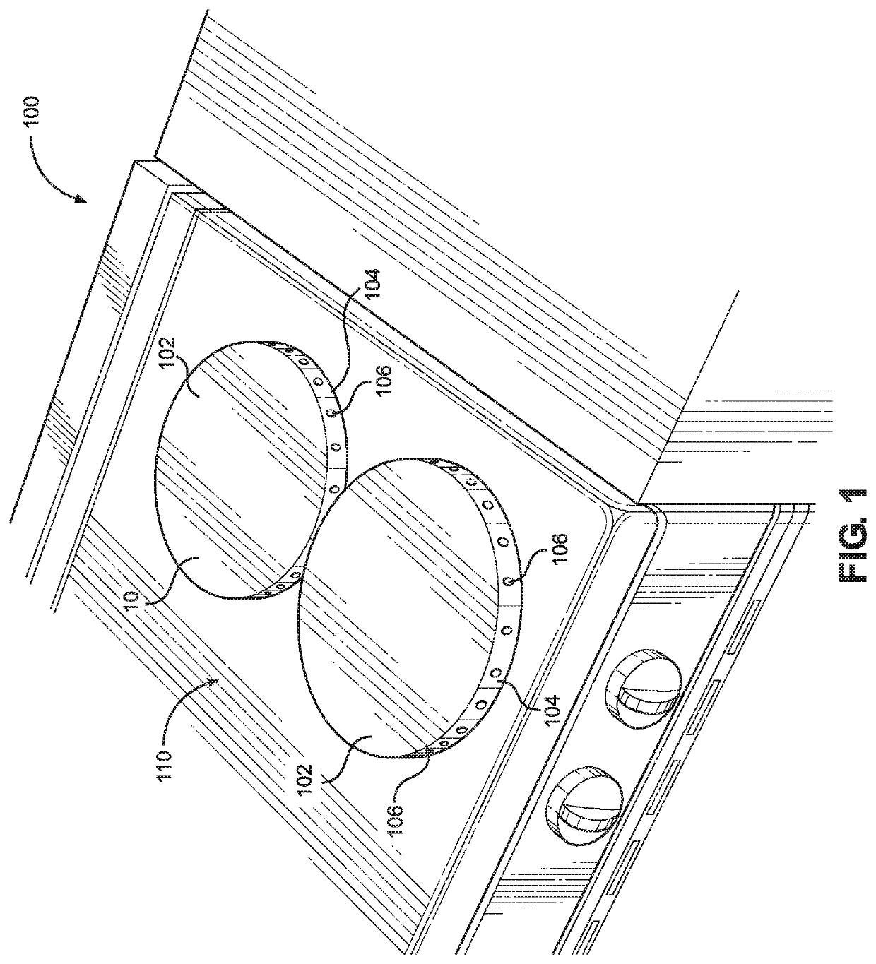 Ceramic burner cover for stovetops apparatus and method