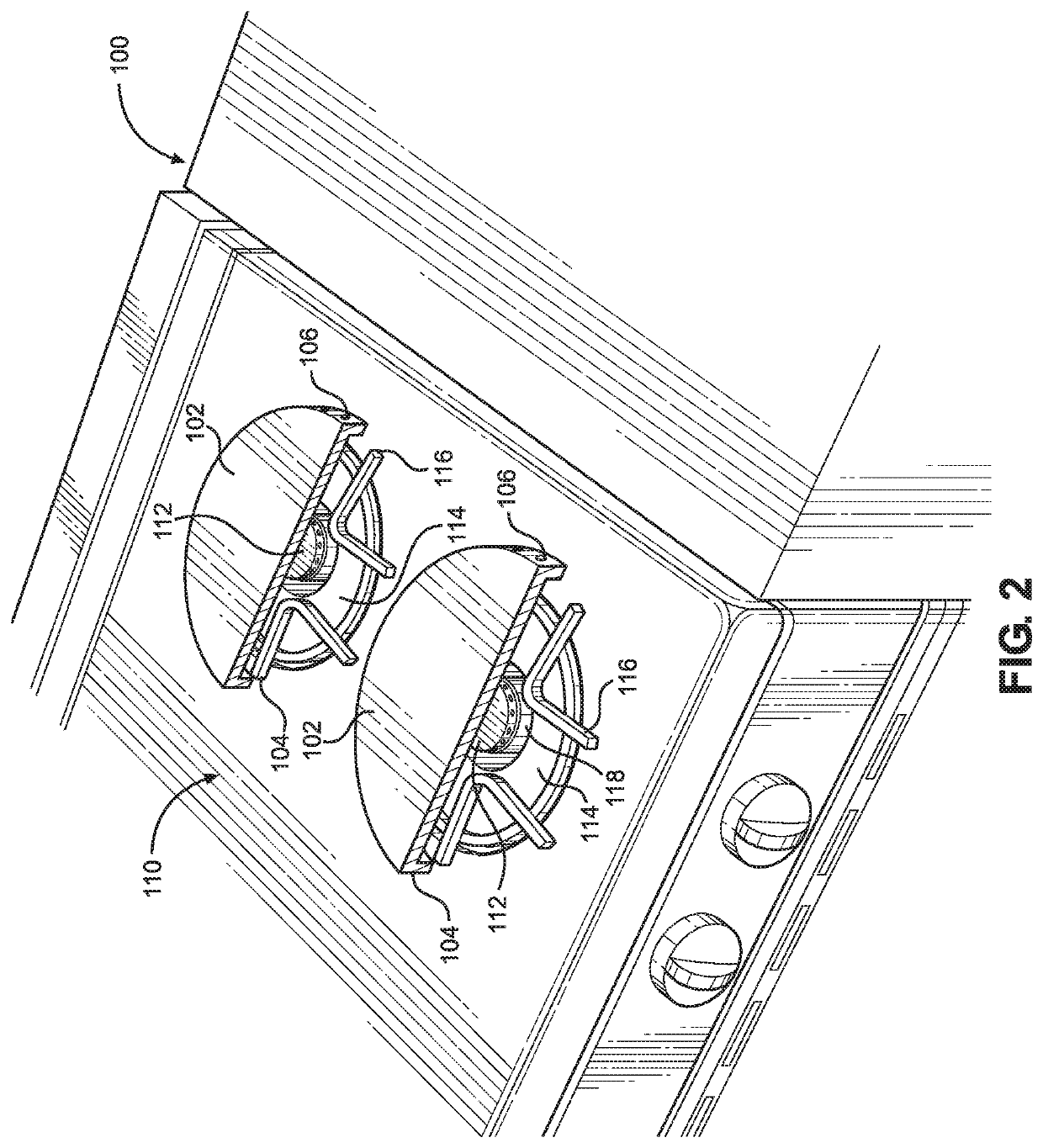 Ceramic burner cover for stovetops apparatus and method