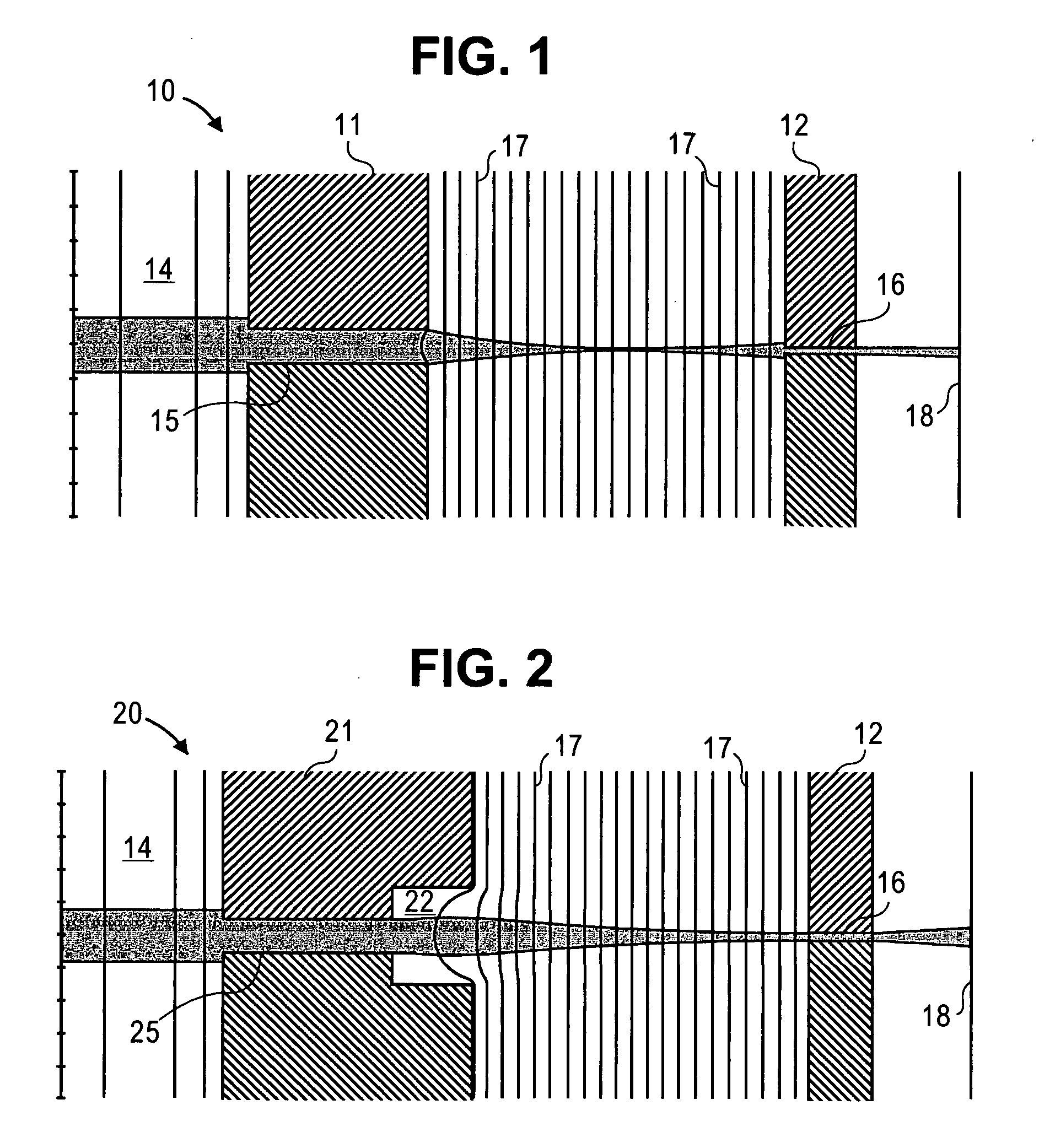 Ion beam extractor with counterbore