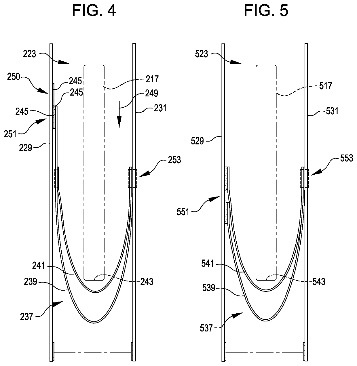 Plate carrier absorption of shock from movement of wearer