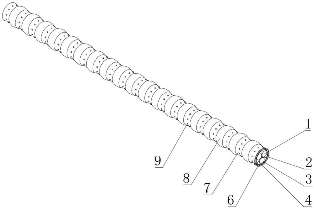 Super-hydrophobic ice-resistant coating for special cable