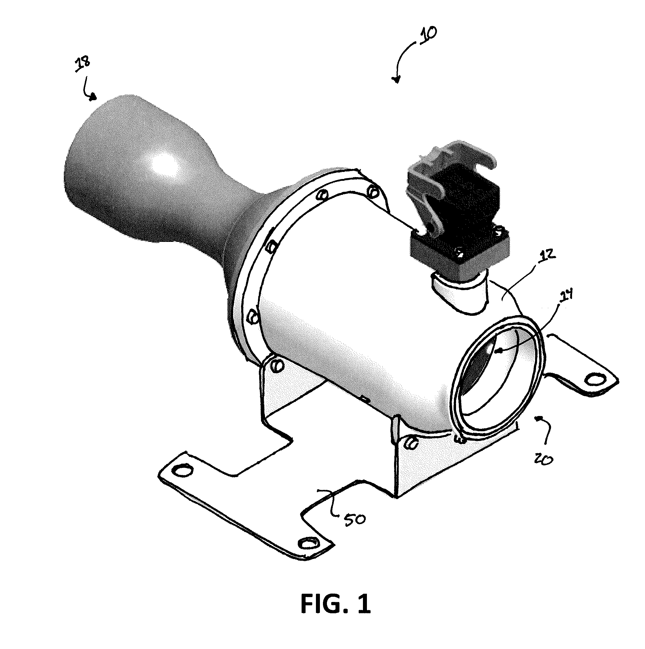 Foil bearing supported motor-driven blower