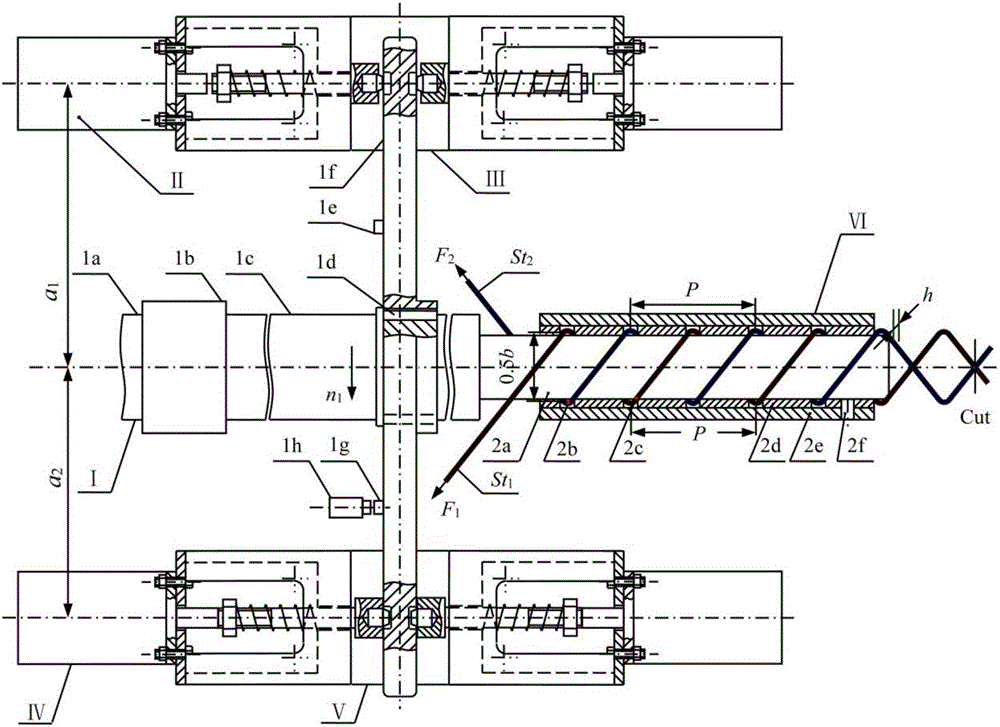 Main shaft double-position positioning device for rhombic metal mesh knitting machine