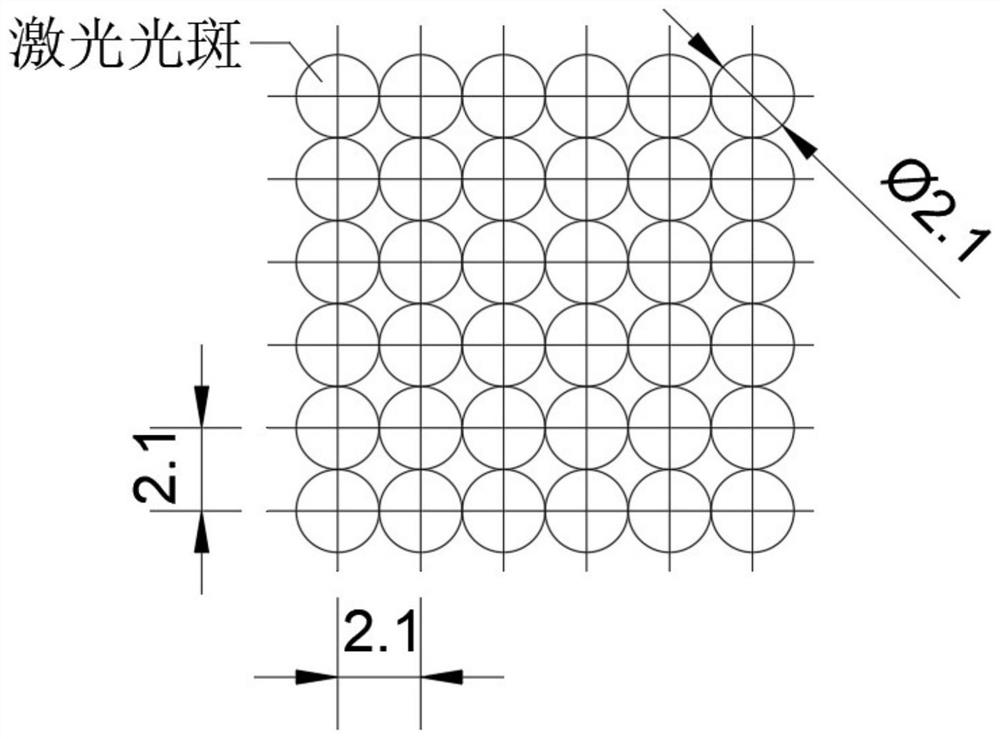 Exhaust casing-oriented laser peening robot motion trail control method