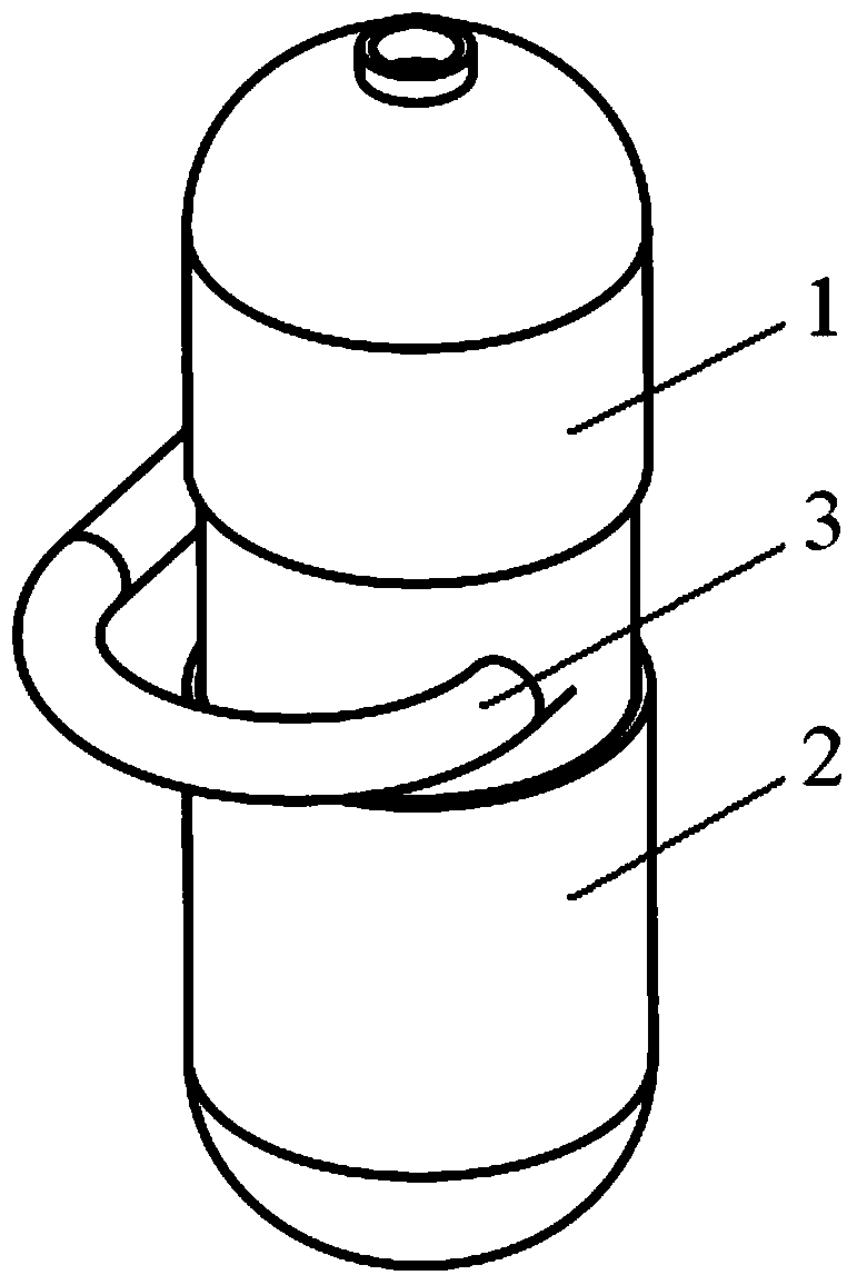 Gas-liquid separator with liquid-storing and liquid-discharging functions