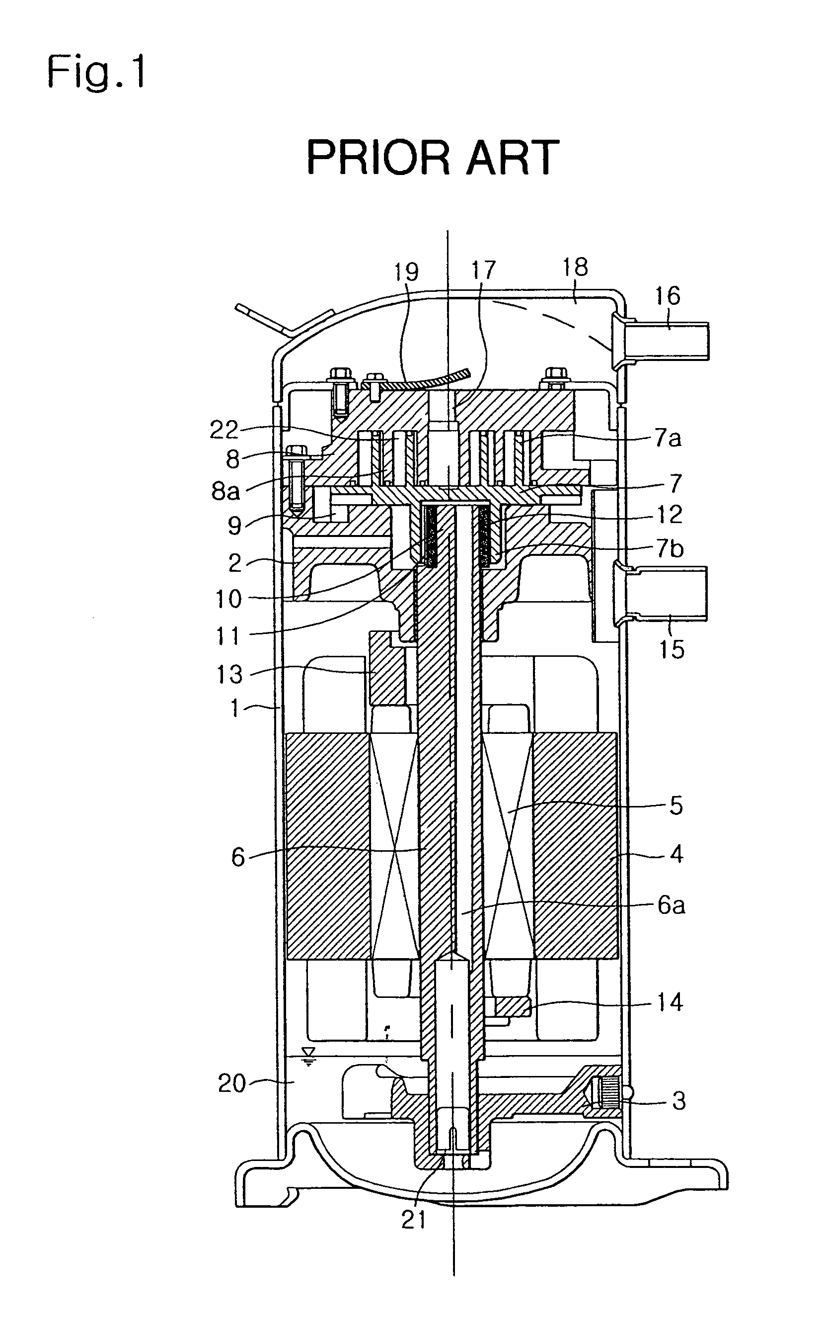 Eccentric coupling device in radial compliance scroll compressor