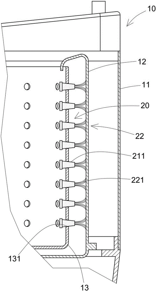 Cleaning brush structure for washing machine