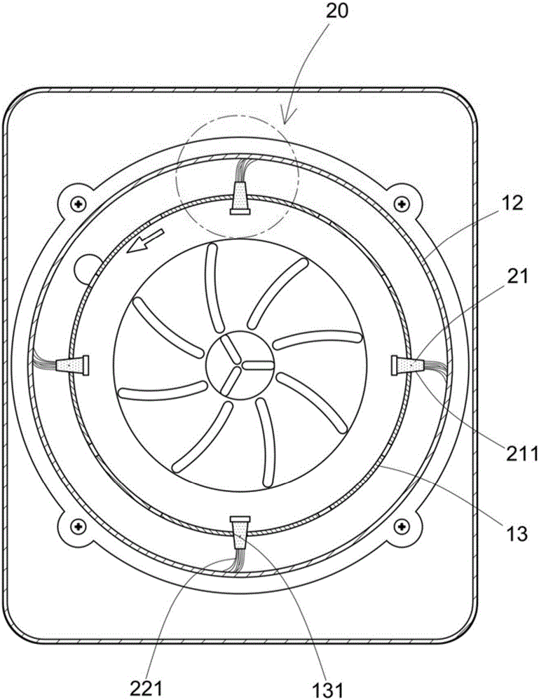 Cleaning brush structure for washing machine