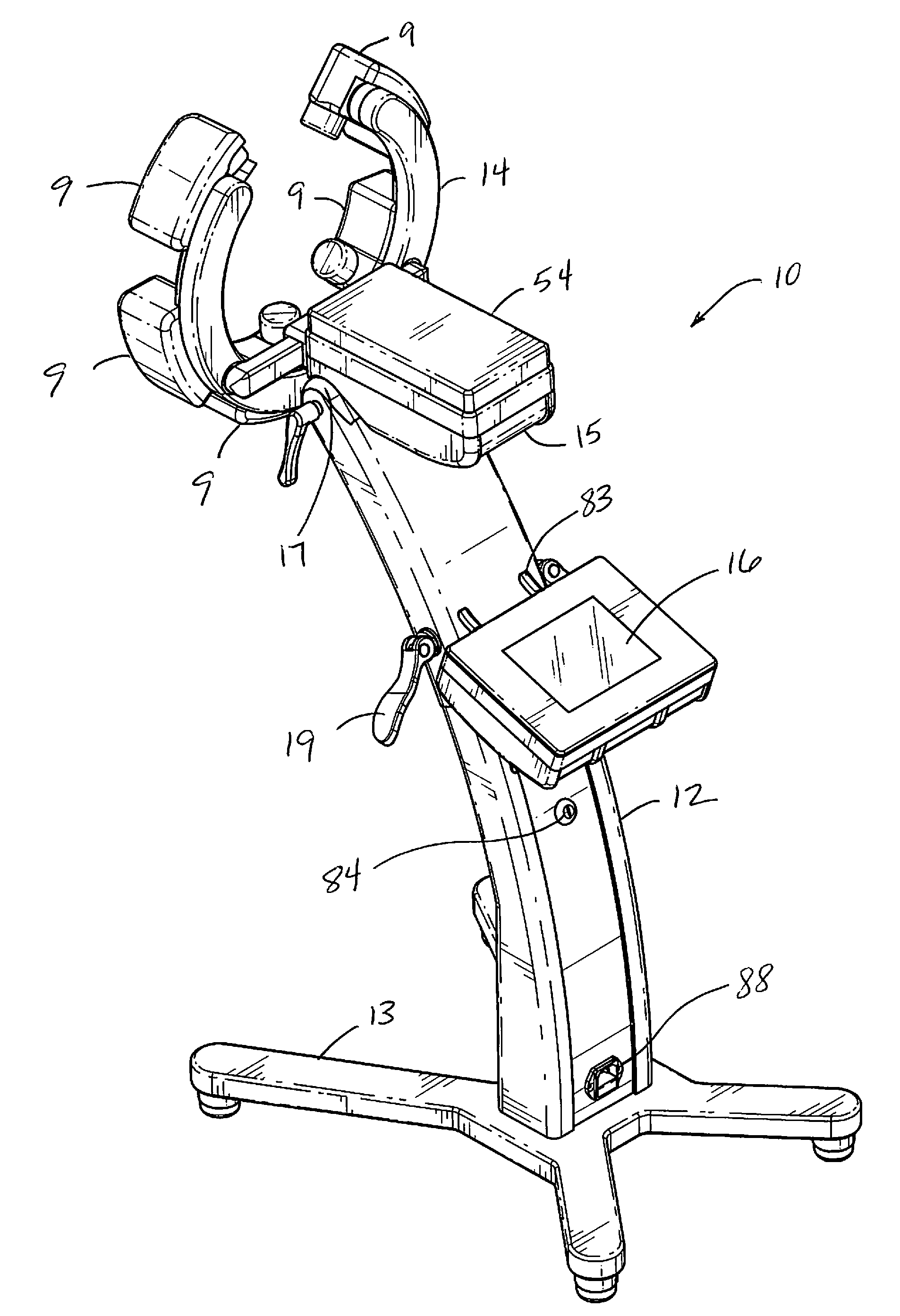 Low Level Laser Therapy Device with Open Bore
