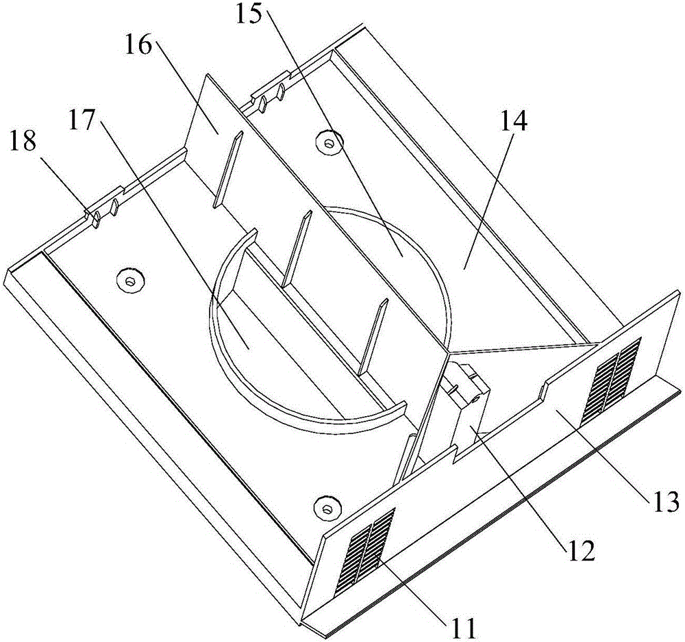 Fresh air system and wind gap structure thereof