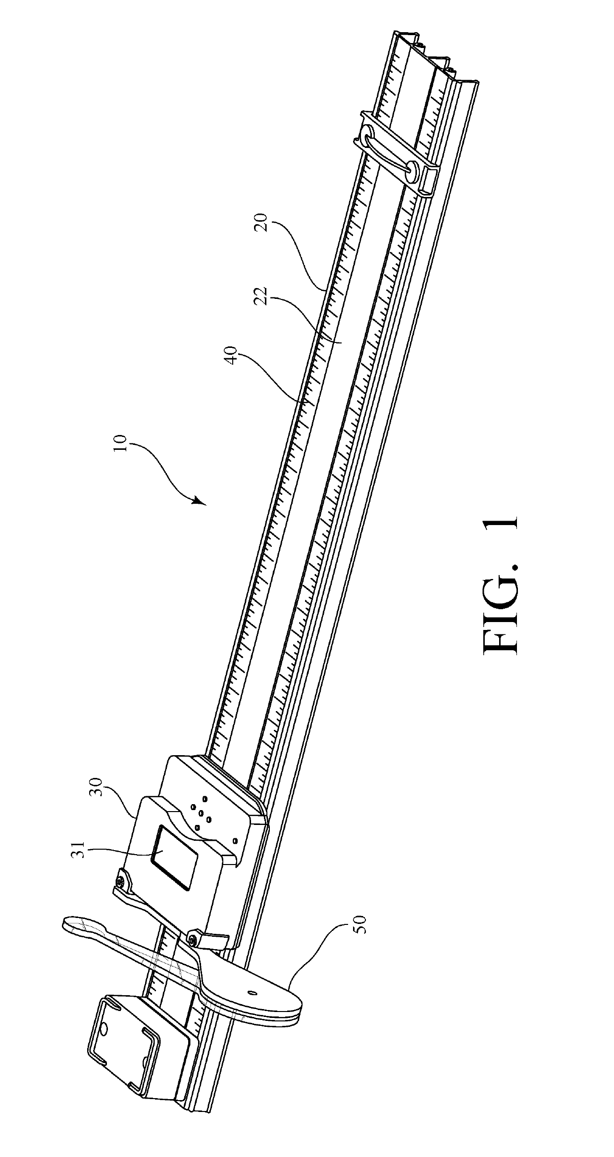 Measurement device for assessing knee movement