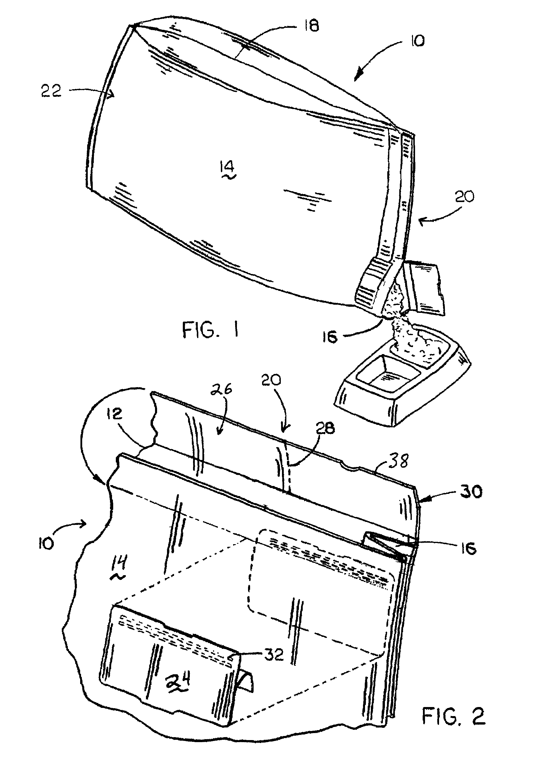 Resealable closures for packages and packages containing the same