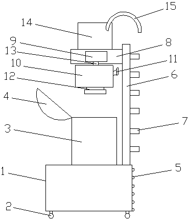 Movable-type drying equipment provided with even-mixing cylinder