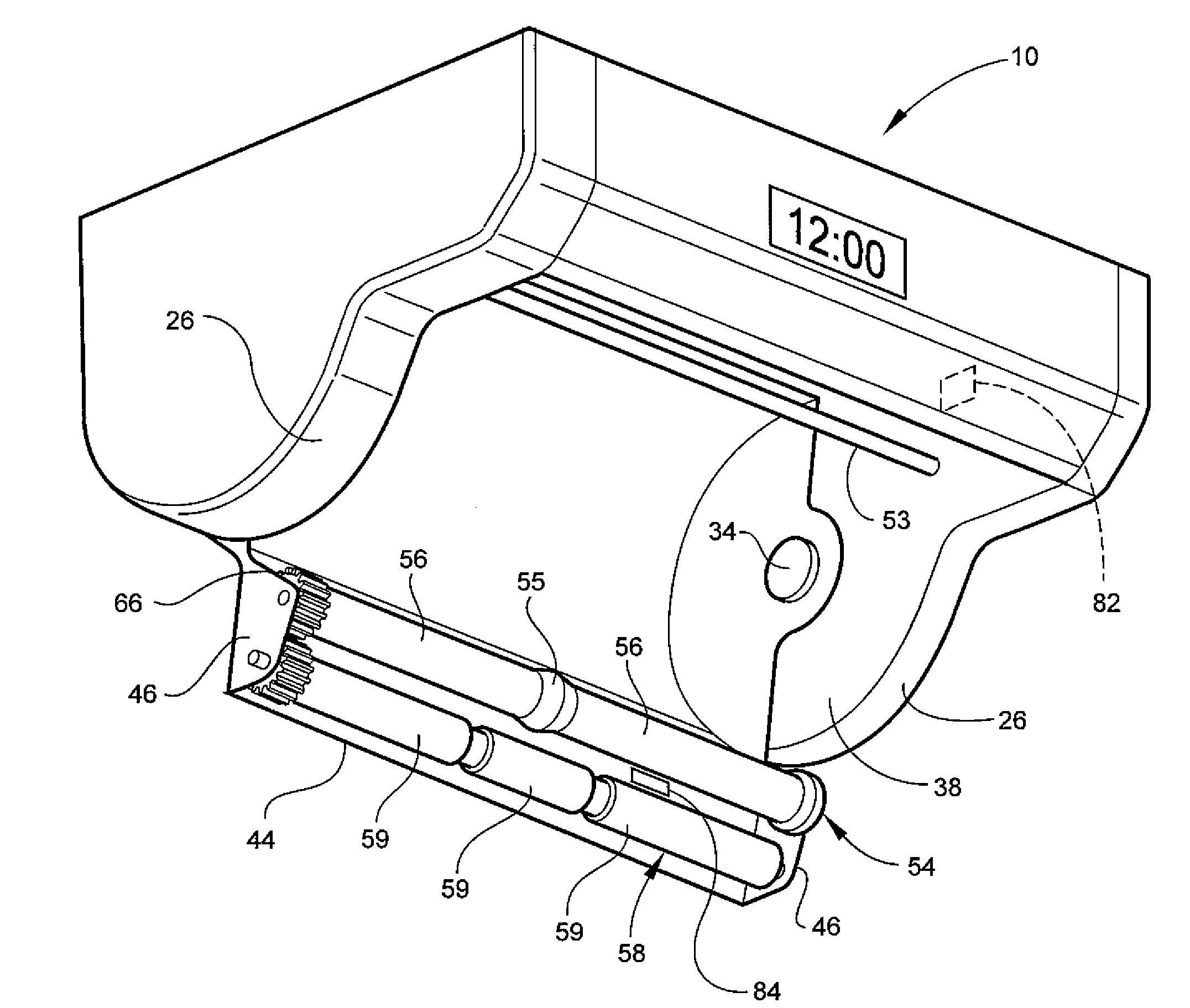 Perforation sensing towel dispenser