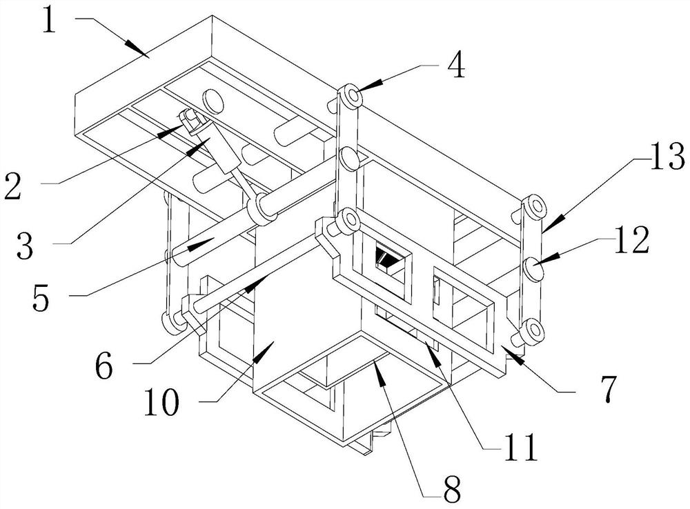 Floating type feeding device for roller press