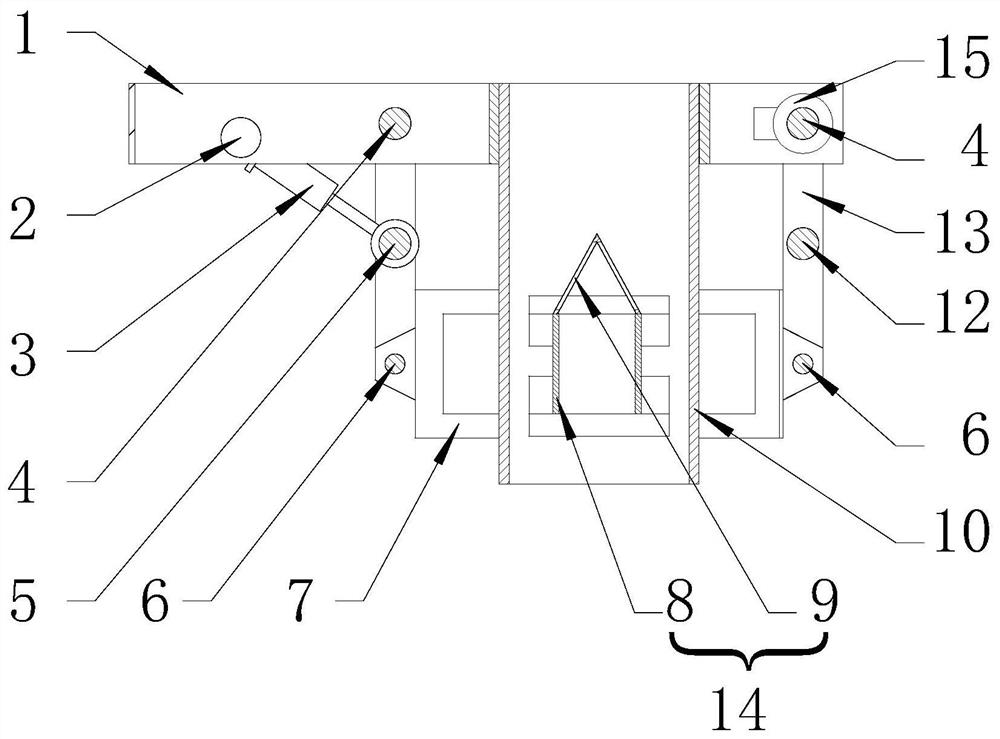 Floating type feeding device for roller press