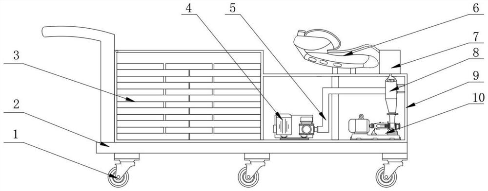 Laminating equipment for exterior wall tiles for civil engineering construction