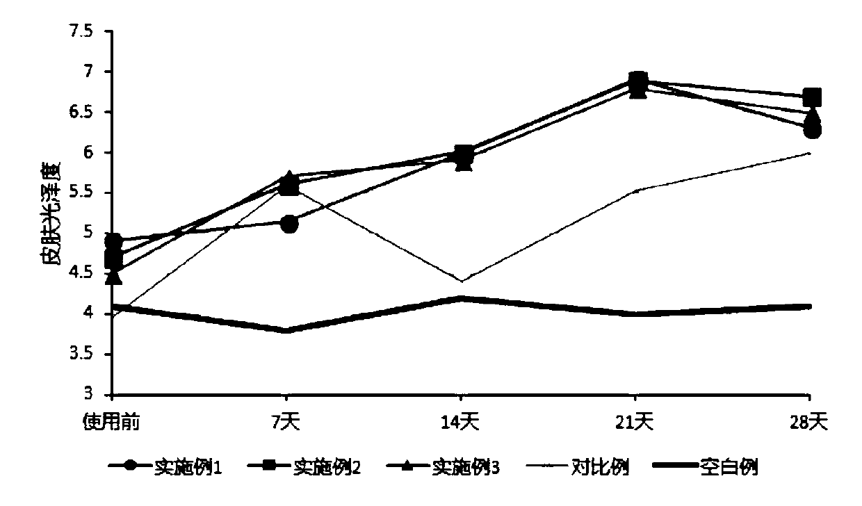 Hydrogen-rich facial mask with antioxidant function and using method thereof