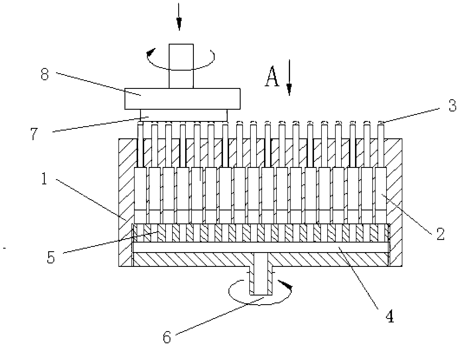 Air-flotation ultra-precision grinding device and grinding method thereof