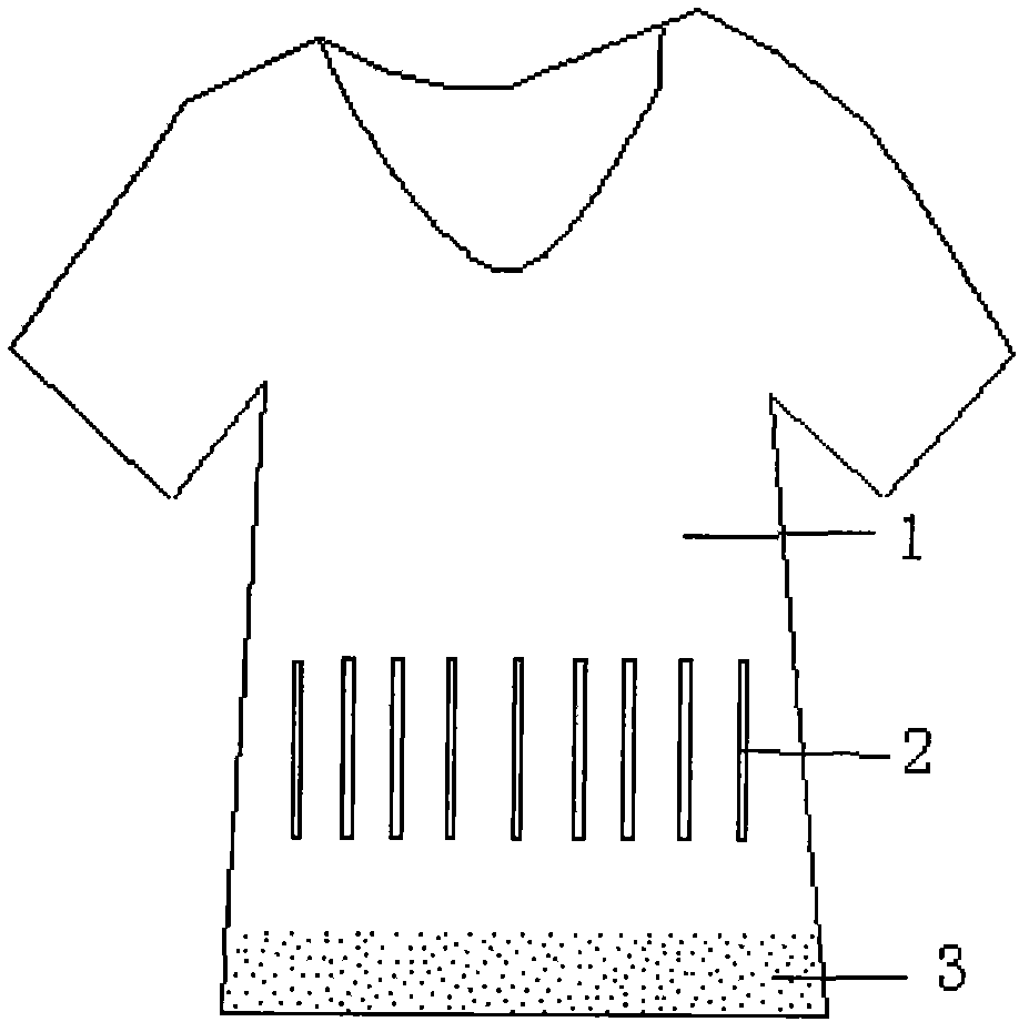 Luminous hollow-out short-sleeved shirt