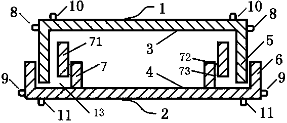 Extrusion-type leakproof antiskid hand-held fan-shaped counting surface sampling culture dish