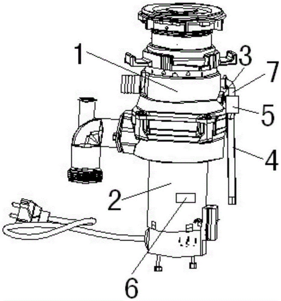 Self-cleaning garbage disposal machine