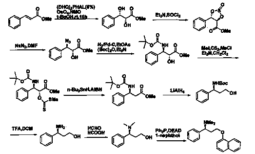 (S)-3-chloro-N, N-dimethyl-1-phenyl-1-propylamine and method for preparing dapoxetine by using same as intermediate