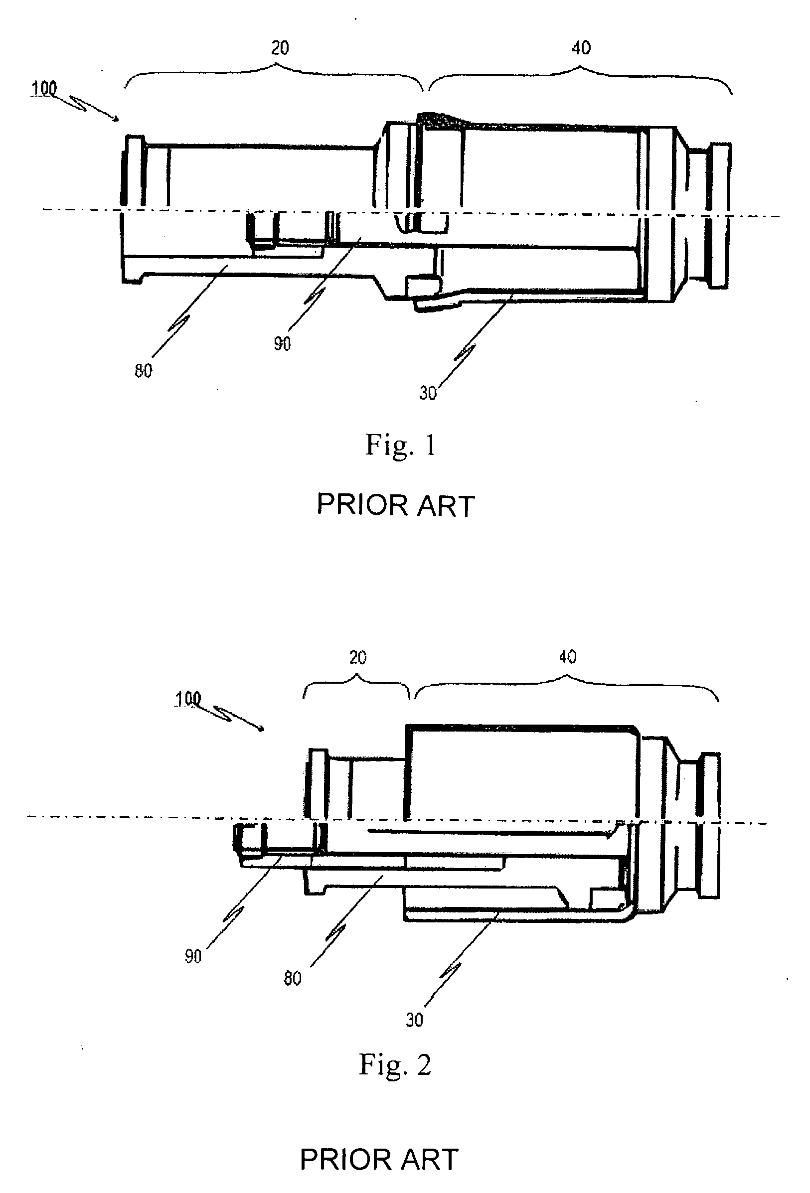 Energy dissipation device with elevated action force