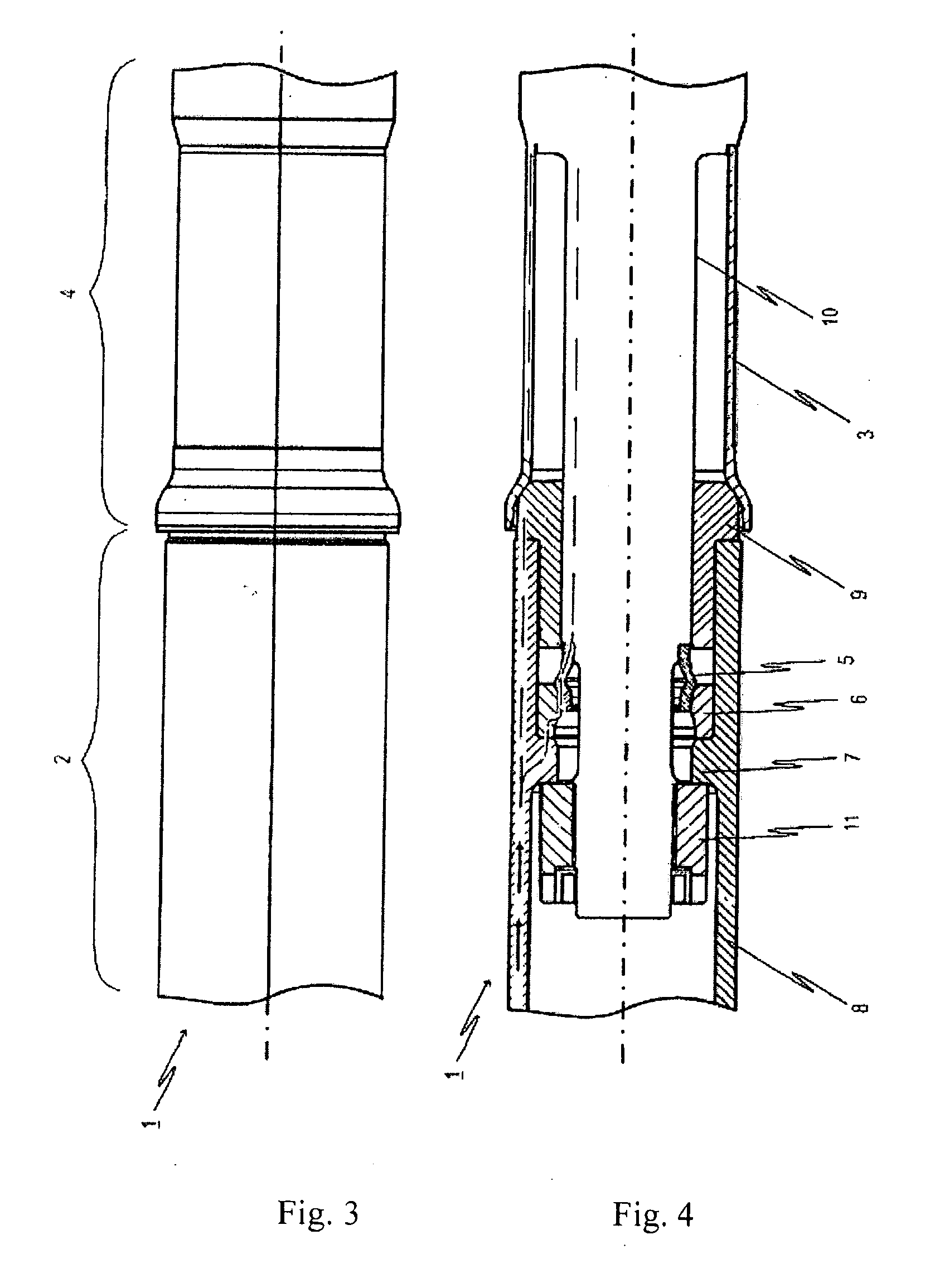Energy dissipation device with elevated action force