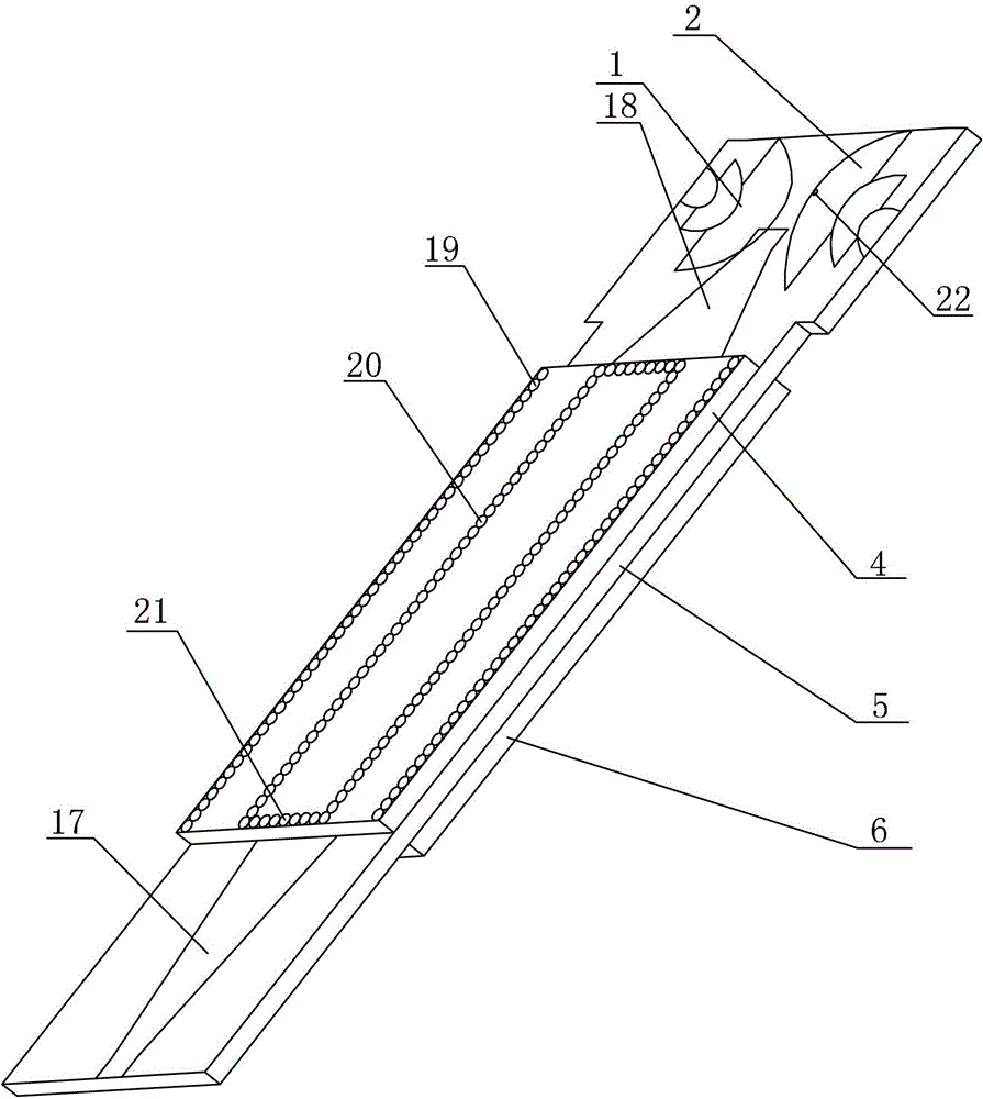 Combined semicircular dipole printed antenna of balance microstrip line transition waveguide feed